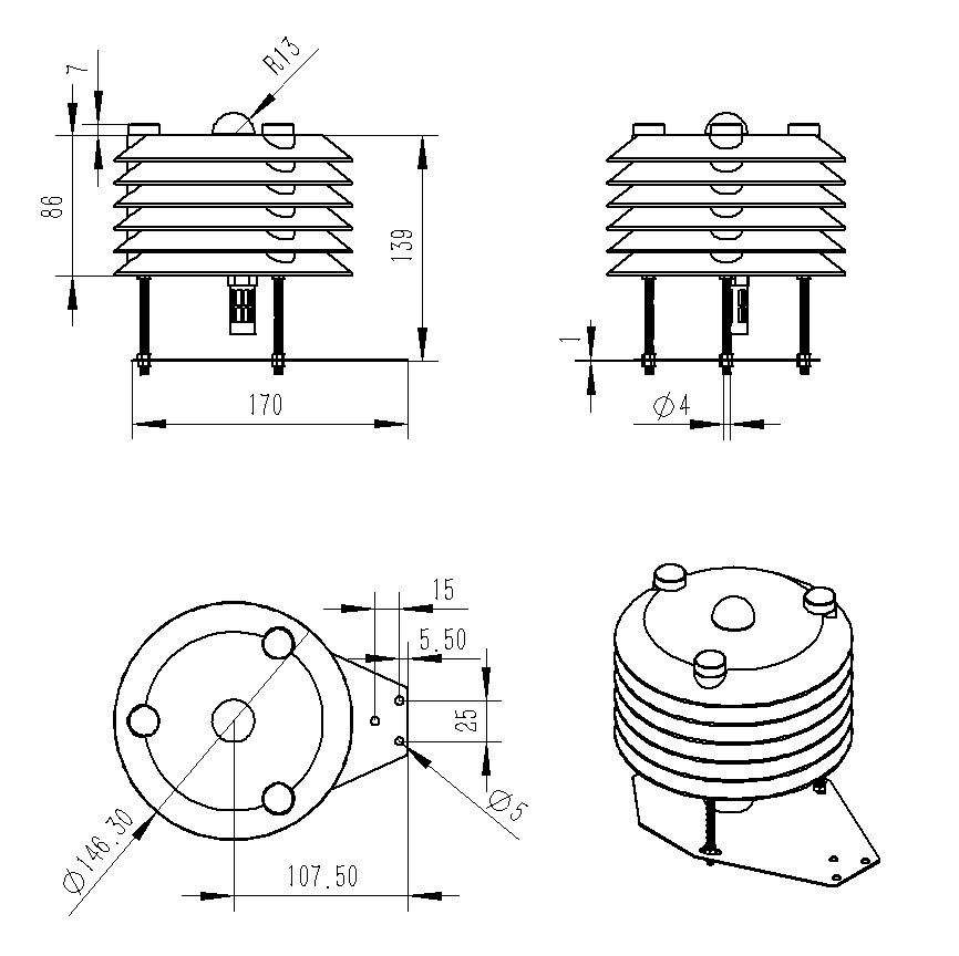 城市智慧燈桿環(huán)境監(jiān)測傳感器器